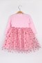 Pink Star Printed Tulle Skirt Girls' Dress - Karen - 3