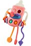 Bottle-Shaped Montessori Teether Toy for Toddlers – Sensory Learning Activity with Pull Str