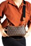 Women's Minimal Cross Strap Stylish Hand and Shoulder Bag - 4