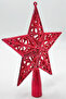 Christmas Pine Tree Ornament Pine Toppers Luxury Red - 3