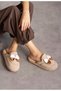 Cute Ribbon House Slippers Ribbon Non-Slip Sole Winter Women's House Dowry Slippers 4 Seasons - 2