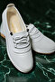 Women's Perforated Soft Leather Casual Shoes - 5