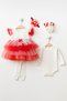 Baby Girl Newborn Layered Tulle Party Dress Christening Dress 0-6 months - 3