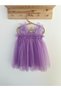 Baby Girl Children's Winged Birthday Party Wedding Special Day Tulle Lined Princess Dress - 2