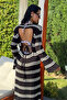 Back Low-Cut Spanish Sleeve Knitwear Dress 2848 - 6