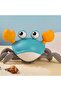 Manual Crab Bath Toy – Wind-Up Walking Baby Toy for Land & Water, No Battery Needed, Pull S - 4