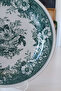 Balmoral Antique Porcelain Serving Plate Green - 3