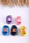 Children's Blue Orthopedic Non-Slip Sole Children's Sandals Slippers with Teddy Bear Figure - 5