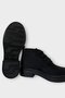Women's Nubuck Lace-Up High Rubber Sole Boots Black - 4