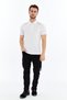 Men's Polo Neck T-Shirt Breathable Fabric Procool Sports Outdoor T-Shirt White - 4
