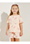 Bunny Carrot Print T-Shirt and Shorts Set - 3