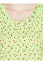 Printed Round Neck Top and Pyjama Set - 7