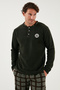 Regular Fit Crew Neck Winter Soft Textured Fleece Pajama Set Men's PAJAMA SET 6096 - 3