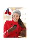 Women's Gloves, Touchscreen Function, Knit Acrylic Material, E Cuff - 3