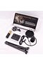 Microphone Bundle with V8 Sound Card for Live Streaming, Podcasting, Studio Recording - BM-800 Mic K