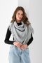 Women's Plain Triangle Scarf - Tasseled Knitwear and Shoulder Shawl |   Hand Knitted Soft Wool Yarn Special Production - 5