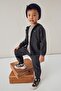 Boy's Hooded Tracksuit Set - Anthracite