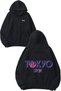 Japanese 1 Design Back Printed Black Hooded Sweatshirt