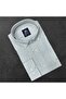 Two Hands Men's Classic Comfortable Fit Long Sleeve Single Pocket Cotton Shirt 816 - 3