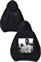 Muhammad Ali Design Back Printed Black Hooded Sweatshirt