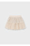 Beige Girl's Tulle Skirt 4906 - 2