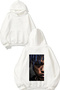 Xxxtentacion 7 Design Back Printed White Hooded Sweatshirt