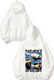 Futures so Bring Design Back Printed White Hooded Sweatshirt