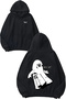Lil Peep 4 Design Back Printed Black Hooded Sweatshirt