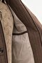 Striped Slim Fit Hooded Puffer Men's Vest Brown - 40950.25K - 6