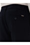 Navy Blue Slim Fit Elastic Waistband Canvas Trousers 50309926-Vr033 - 6