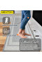 Set of 2 PCs Premium Anti-Fatigue Kitchen Mats, Non-Skid Natural Rubber Kitchen Floor Mats, - 4