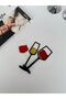 Colorful Wine Glass Design Bookmark - Decorative and Fun Book Reading Accessory