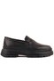 - Black Leather Men's Casual Shoes 101-1692-H1308