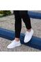 - White Leather Lace-Up Men's Casual Shoes 101-1005-He1065 - 3