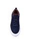 - Navy Blue Suede Lace-Up Men's Casual Shoes 101-7051-E377 - 6