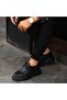 - Black Leather Lace-Up Men's Casual Shoes 101-9009-H1308 - 2