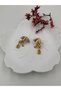 Women's Earrings Stainless Steel Color and Size Are Designed in the Description Images Are from the Brand Fmaccesori̇es - 4