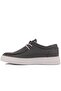 - Gray Leather Lace-Up Men's Casual Shoes 101-1005-He1065 - 3