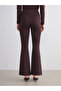 Brown Spanish Leg Women's Leggings Pants - 7