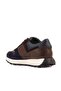 - Navy Blue, Brown Suede Leather Lace-Up Men's Casual Shoes 101-1022-2224 - 4