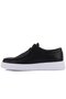 - Black Leather Lace-Up Men's Casual Shoes 101-1005-He1065 - 3