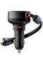 Car charger USB-C with USB-C cable and Lightning 60W