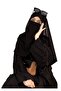 Chiffon Half Niqab with Elastic Ribbon Breathable Face Veil - 2