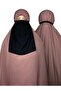 Chiffon Half Niqab with Elastic Ribbon Breathable Face Veil - 5