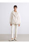Lcw Vision Fur Collar Women's Leather Look Coat - 2