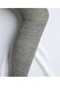3 Pairs Black White Gray Cotton High Quality Girl's Children Plain Pantyhose School Socks - 5