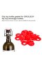 25Pcs Red Silicone Grolsch Gaskets Washers Backs for Swing Flip Top Bottle Home Brew Beer Bottle ... - 4