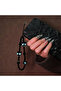 Lw Plastic [Lw] Monster cat mobile phone lanyard mobile phone chain pendant short black lanyard wris - 5