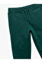 Beli Lace-Up Ribbed Jogger Green Boys' Sweatpants 6Wkb40010Tk - 3