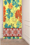 Authentic, Anatolian, Ethnic Patterned Special Design Digital Printed (Single Wing) Modern Stylish Background Curtain